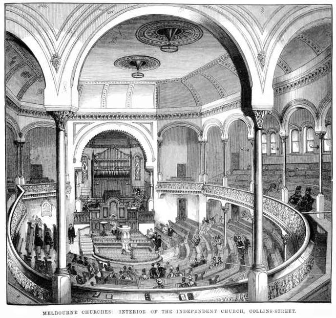 Interior of St Michael's, 1877