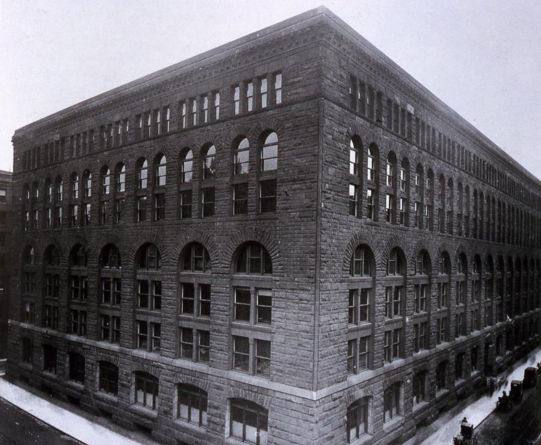 HH Richardson, Marshall Field Wholesale Store, Chicago, 1885-87