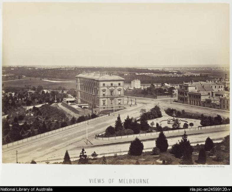 View of Treasury Site in 1874